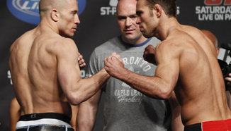 Резултати от кантара преди UFC 129