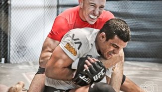 Vitor Belfort и Georges St. Pierre тренират заедно (снимки)