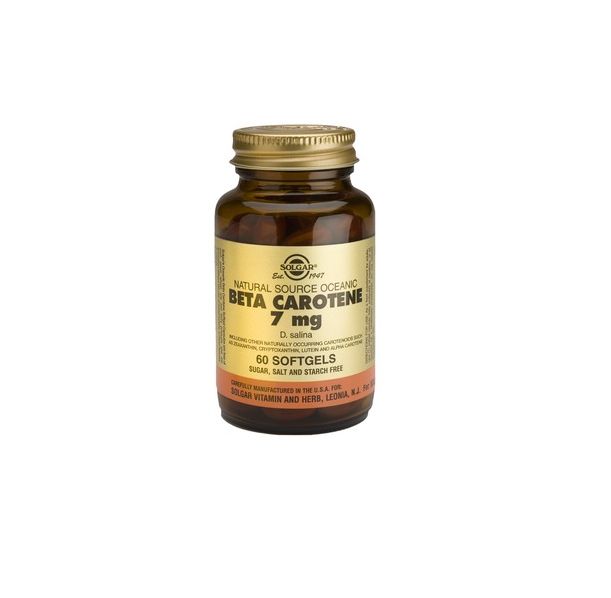 Solgar - Beta Carotene 7mg. / 60 caps.​