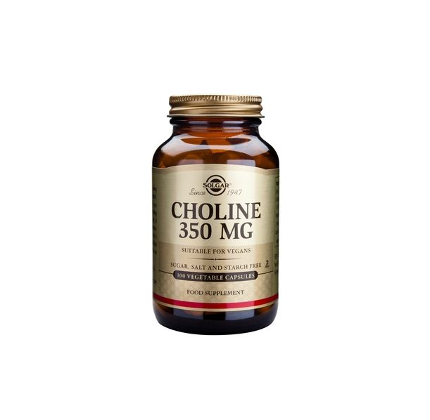 Solgar - Choline 350mg. / 100 caps.​