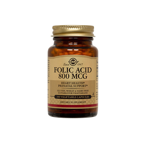 Solgar - Folic Acid 800 mg / 100 tabs.​