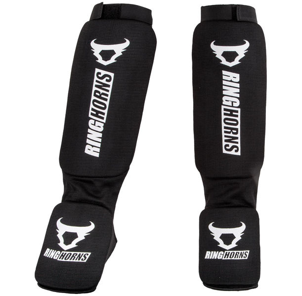 Протектори за крака - Ringhorns Charger Kontact Shinguards - Black / COTTON​