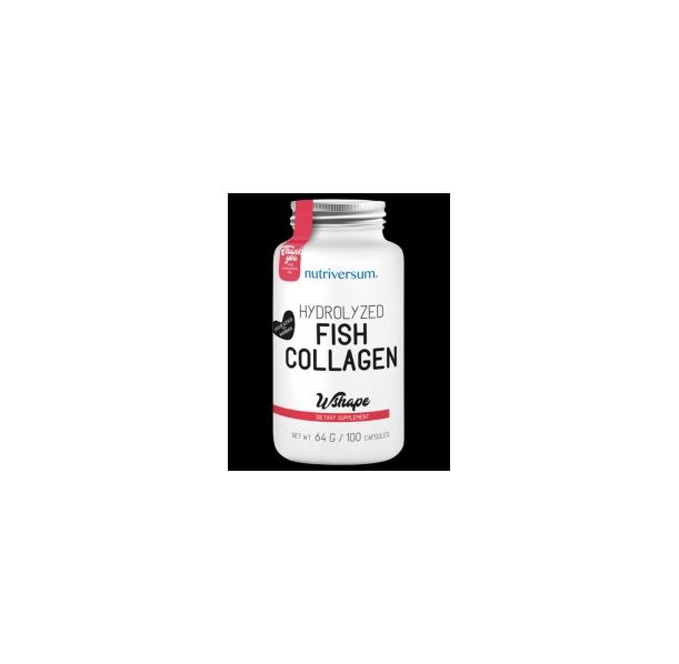 Nutriversum - Hydrolyzed Fish Collagen 500 mg | Dedicated to Women / 100 капсули, 50 дози