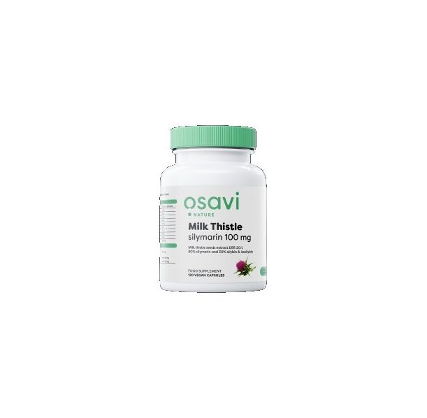 Osavi - Milk Thistle | Silymarin 100 mg / 120 капсули, 120 дози
