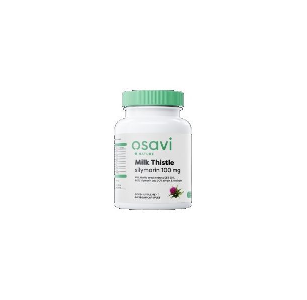 Osavi - Milk Thistle | Silymarin 100 mg / 60 капсули, 60 дози
