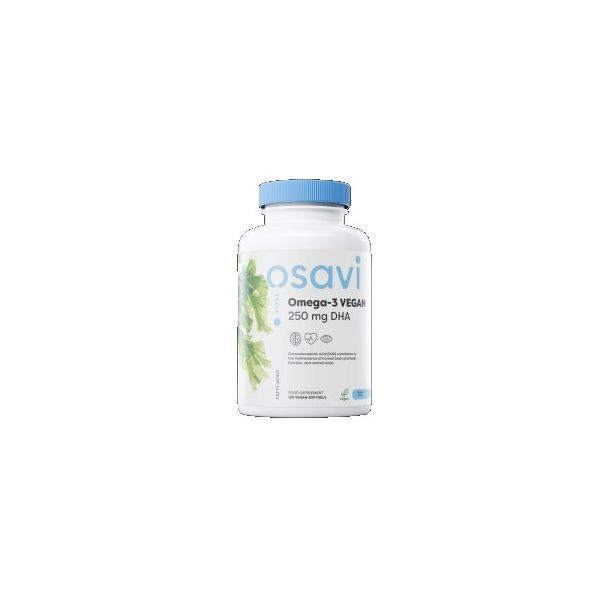 Osavi - Omega-3 Vegan | 250 mg DHA / 60 Гел капсули, 60 дози