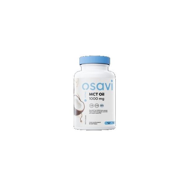 Osavi - MCT Oil 1000 mg | C8 + C10 / 60 Гел капсули, 60 дози