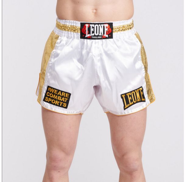 Leone - KHAO LAK THAI SHORTS - White - Муай Тай Шорти - AB876
