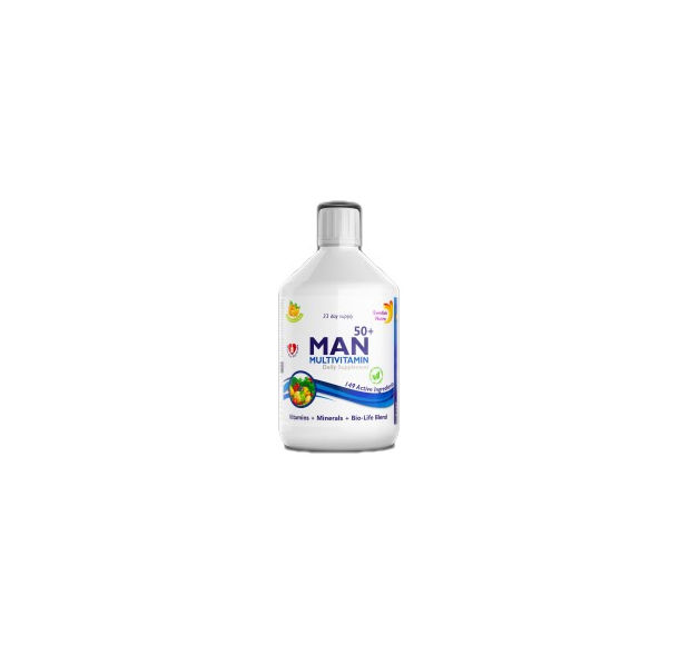 Swedish Nutra - Man Multivitamin 50+ | Vitamins + Minerals + Bio-Life Blend / 500 мл, 33 дози