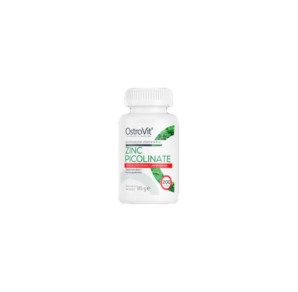 OstroVit - Zinc Picolinate 15 mg / Limited Edition / 200 Таблетки, 200 дози