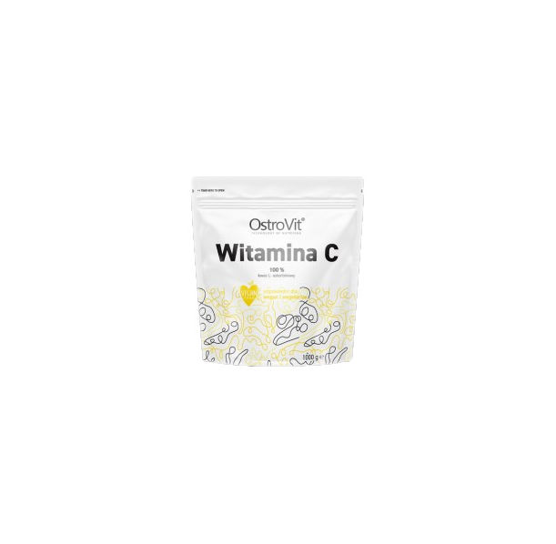 OstroVit - 100% Vitamin C Powder / 1000 грама, 1000 дози