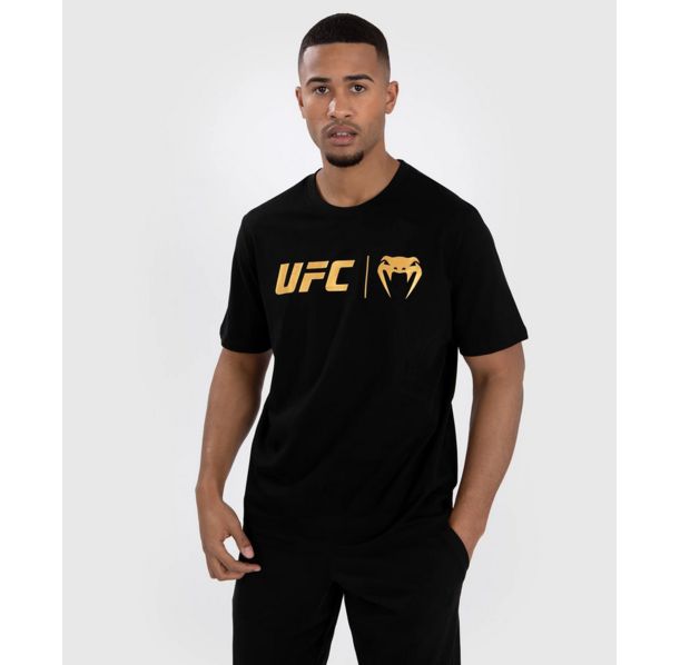 Тениска - UFC Venum Classic T-Shirt - Black/Gold​