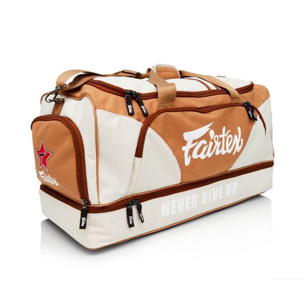 Спортен сак - Fairtex Gym Bag2 Vintage - Khaki/Orange