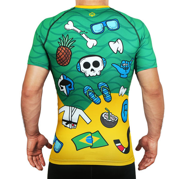 Рашгард - Ground Game - RASHGUARD COPACABANA SHORT SLEEVE