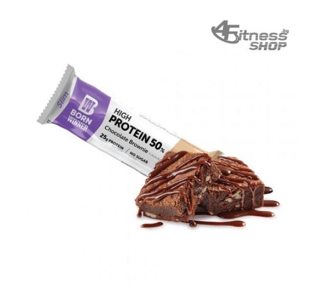BORN WINNER Slim High Protein 50% Chocolate Brownie 50 гр