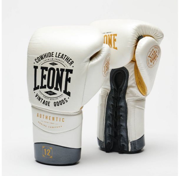 Leone - BOXING GLOVES AUTHENTIC 2 - White - GN116L