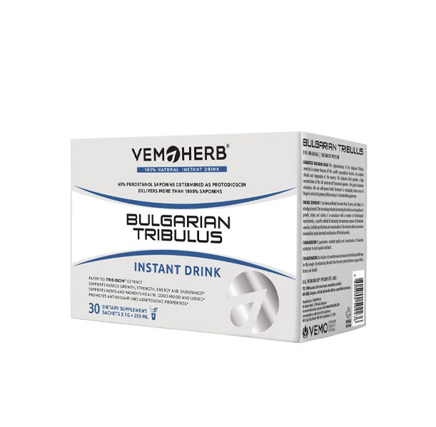 VEMOHERB Bulgarian Tribulus Drink Box / 30x Sachets