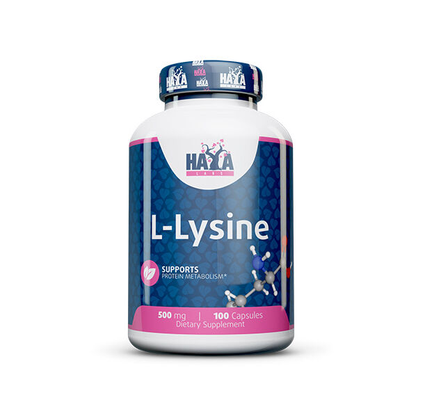 HAYA LABS L-Lysine 500 mg / 100 Vcaps