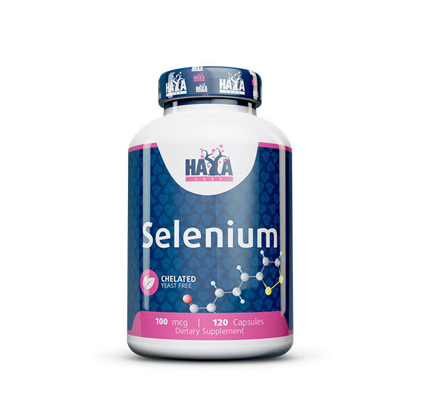 HAYA LABS Selenium / Chelated - Yeast Free/ 100 mcg /  120 Caps
