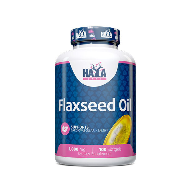 HAYA LABS Flaxseed Oil 1000 mg / 100 Softgels