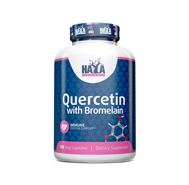 HAYA LABS Quercetin with Bromelain / 120 Vcaps