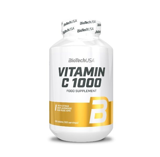 BIOTECH USA Vitamin C 1000mg. Bioflavonoids / 100 Tabs.