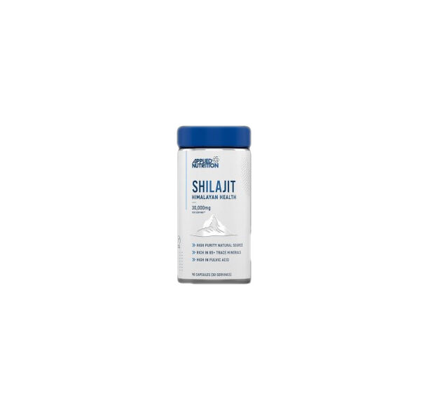 Applied Nutrition - Shilajit 500 mg | 60% Fulvic Acid / 90 капсули, 30 дози