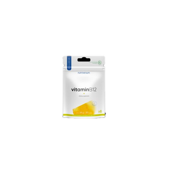Nutriversum - Vitamin B12 250 mcg | Cyancobalamin / 30 Таблетки, 30 дози