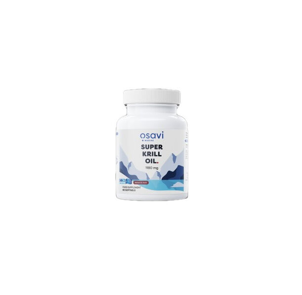 Osavi - Super Krill Oil 1180 mg / 60 Гел капсули, 60 дози