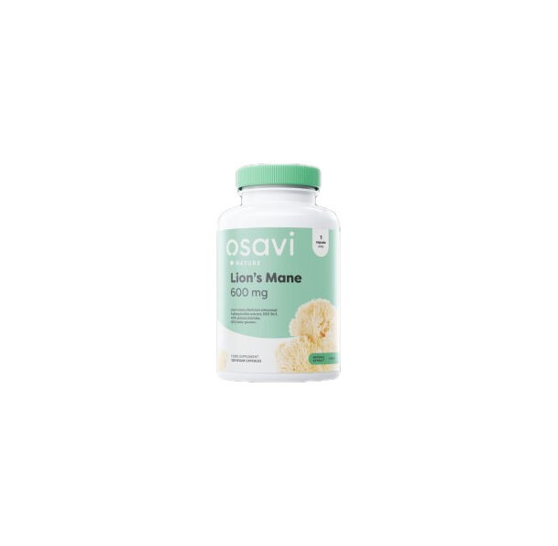 Osavi - Lion's Mane 600 mg / 120 капсули, 120 дози