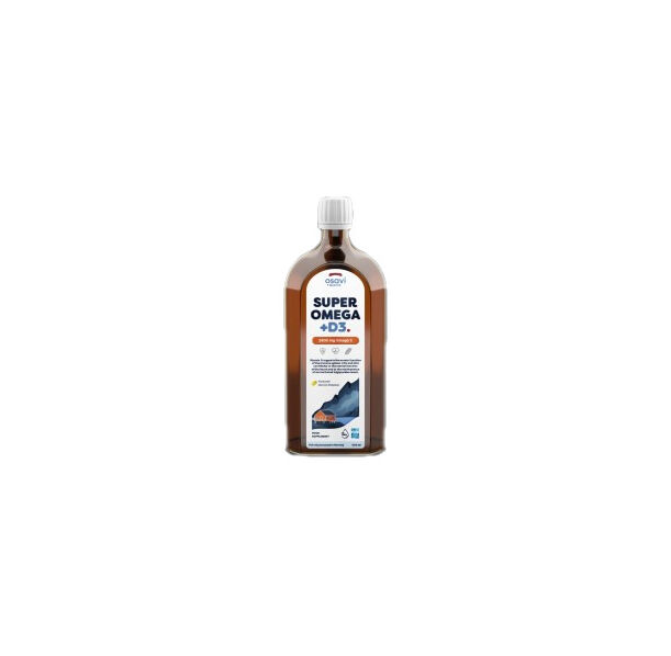 Osavi - Super Omega Liquid + D3 2900 mg / 500 мл, 100 дози