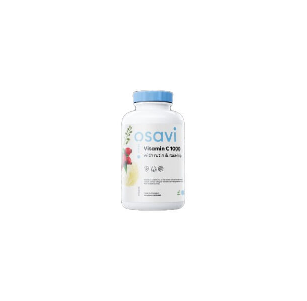 Osavi - Vitamin C 1000 | with Rutin & Rose Hip / 180 капсули, 90 дози