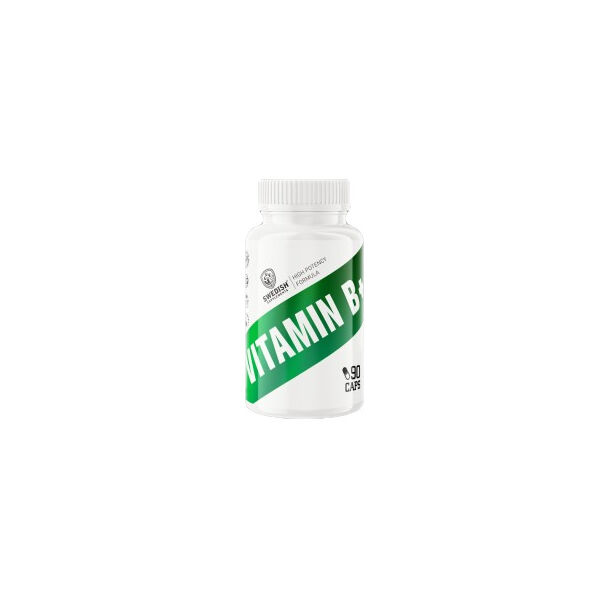 SWEDISH Supplements - Vitamin B+ Complex / 90 капсули, 90 дози