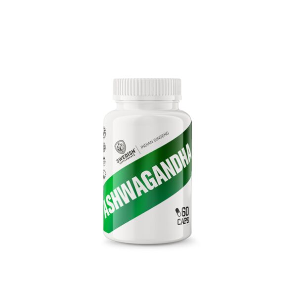 SWEDISH Supplements - Ashwagandha Extract 400 mg / 60 капсули, 60 дози