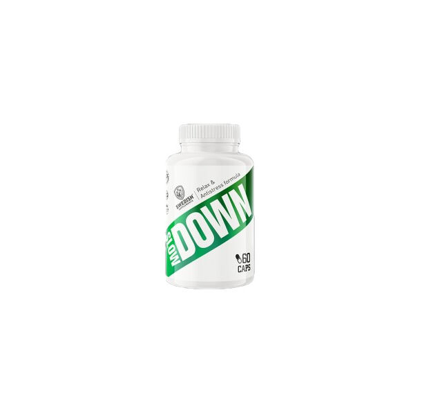 SWEDISH Supplements - Slow Down | Relax & Antistress Formula / 90 капсули, 30 дози