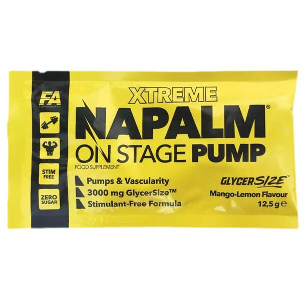 FA Nutrition - NAPALM On Stage Pump | Stim-Free Pre-Workout Formula (25 дози)