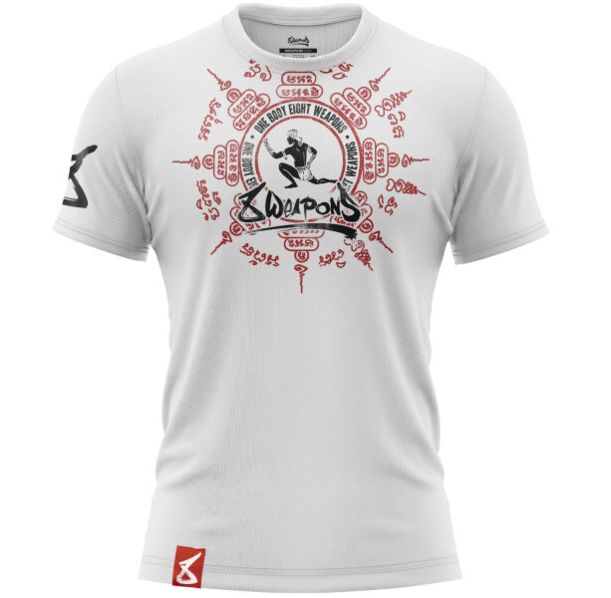 Тениска - 8 WEAPONS - Eight Ways Yant Shirt - White