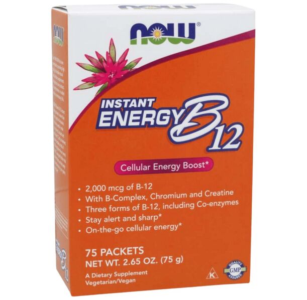 NOW Foods - Vitamin B-12 Instant Energy (75 дози)