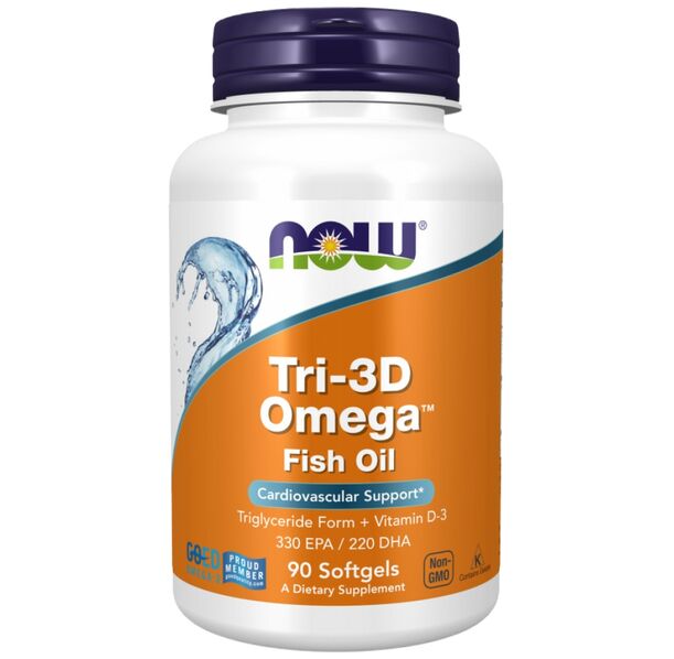 NOW Foods - Tri-3D Omega (90 дози)