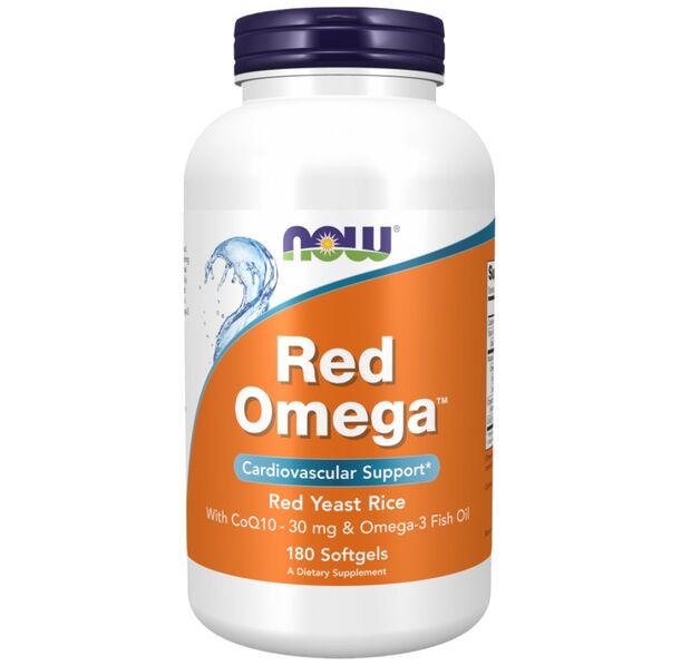 NOW Foods - Red Omega™ | Red Yeast Rice (90 дози)
