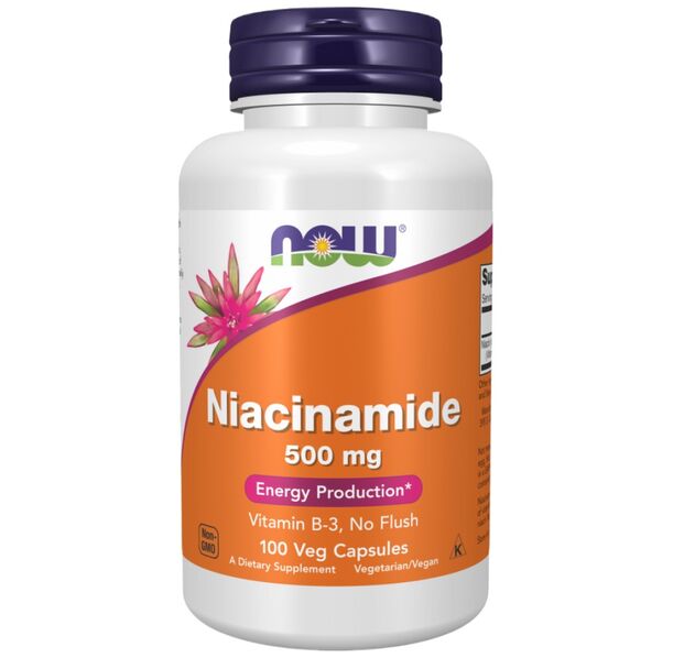 NOW Foods - Niacinamide 500 mg (100 дози)