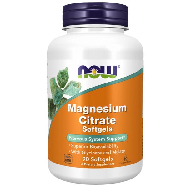NOW Foods - Magnesium Citrate Softgels (30 дози)