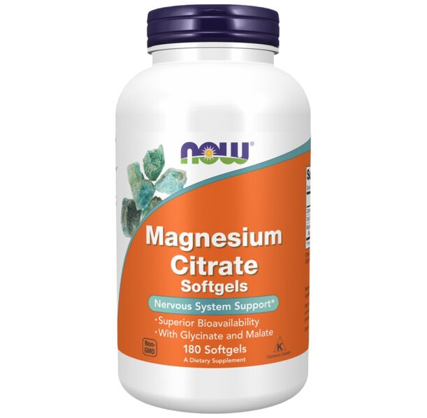 NOW Foods - Magnesium Citrate Softgels (60 дози)
