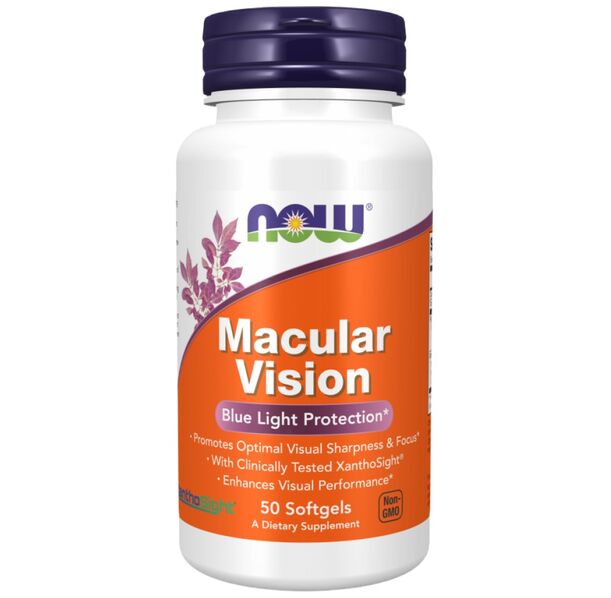 NOW Foods - Macular Vision | Blue Light Protection (50 дози)