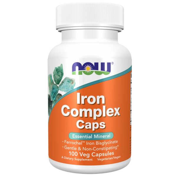 NOW Foods - Iron Complex / Caps (100 дози)