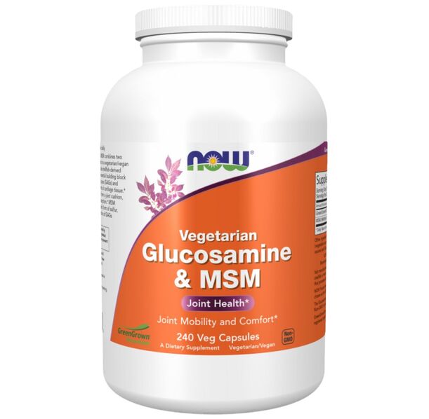 NOW Foods - Glucosamine & MSM (120 дози)