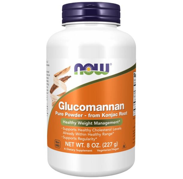 NOW Foods - Glucomannan from Konjac Root Pure Powder (114 дози)