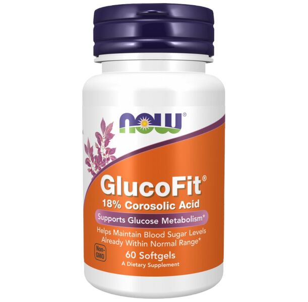 NOW Foods - GlucoFit®  | Banaba Leaf Extract (60 дози)