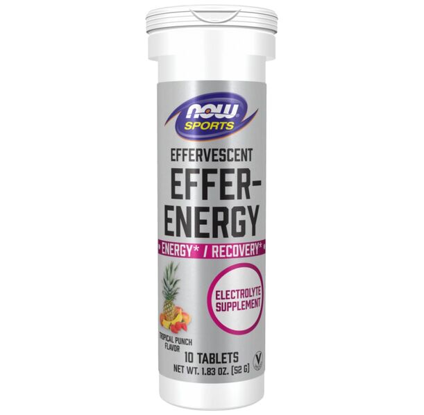 NOW Foods - Effer-Energy / Effervescent Energy (10 дози)