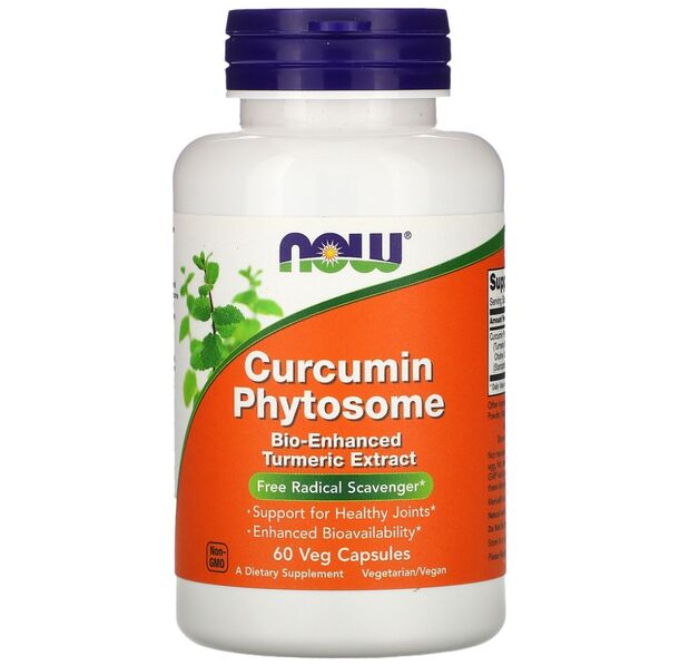 NOW Foods - Curcumin Phytosome / Bio-Enhanced Turmeric Extract (60 дози)